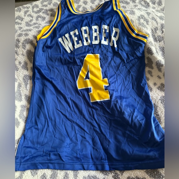 Champion Men's Golden State Warriors Chris Webber Jersey - Picture 3 of 4